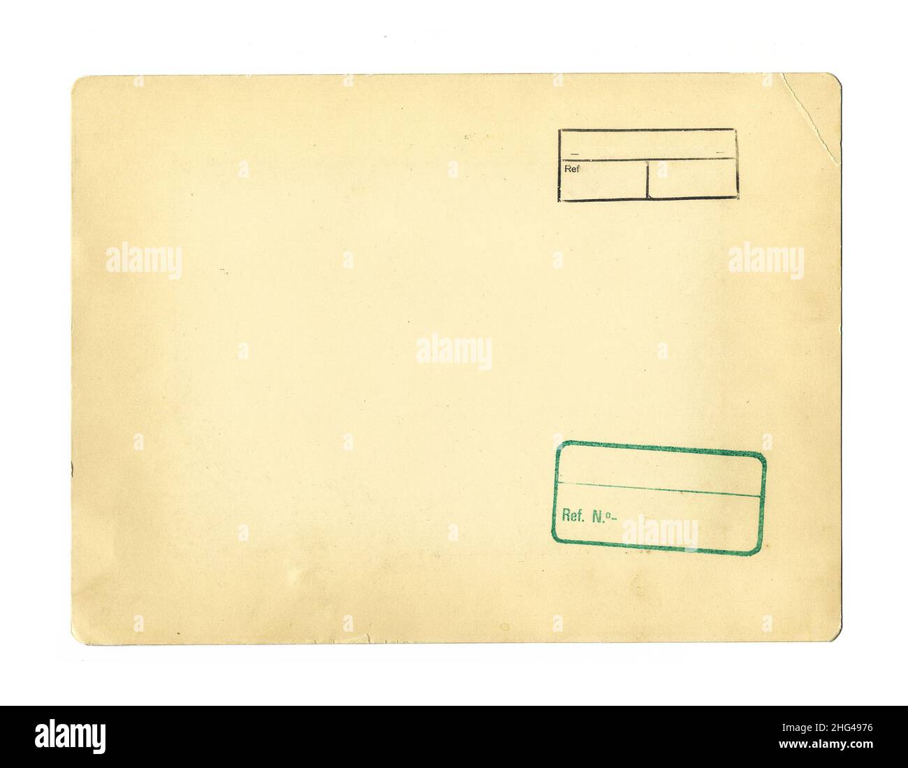 Index cardboard card isolated on white background Stock Photo Alamy