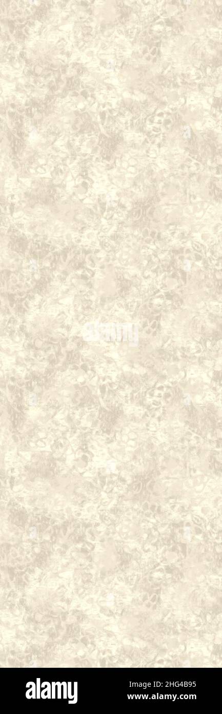 Cream beige mottled vertical rice paper border texture with patterned ...