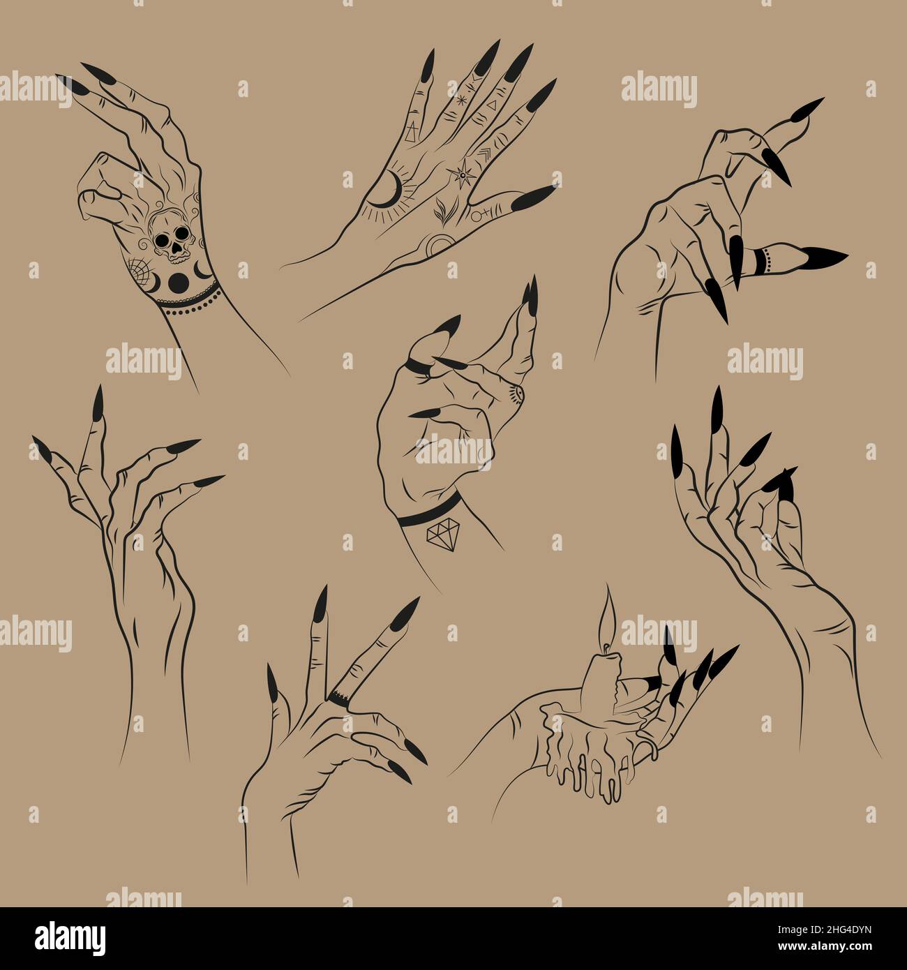Hand Poses 3D model | CGTrader