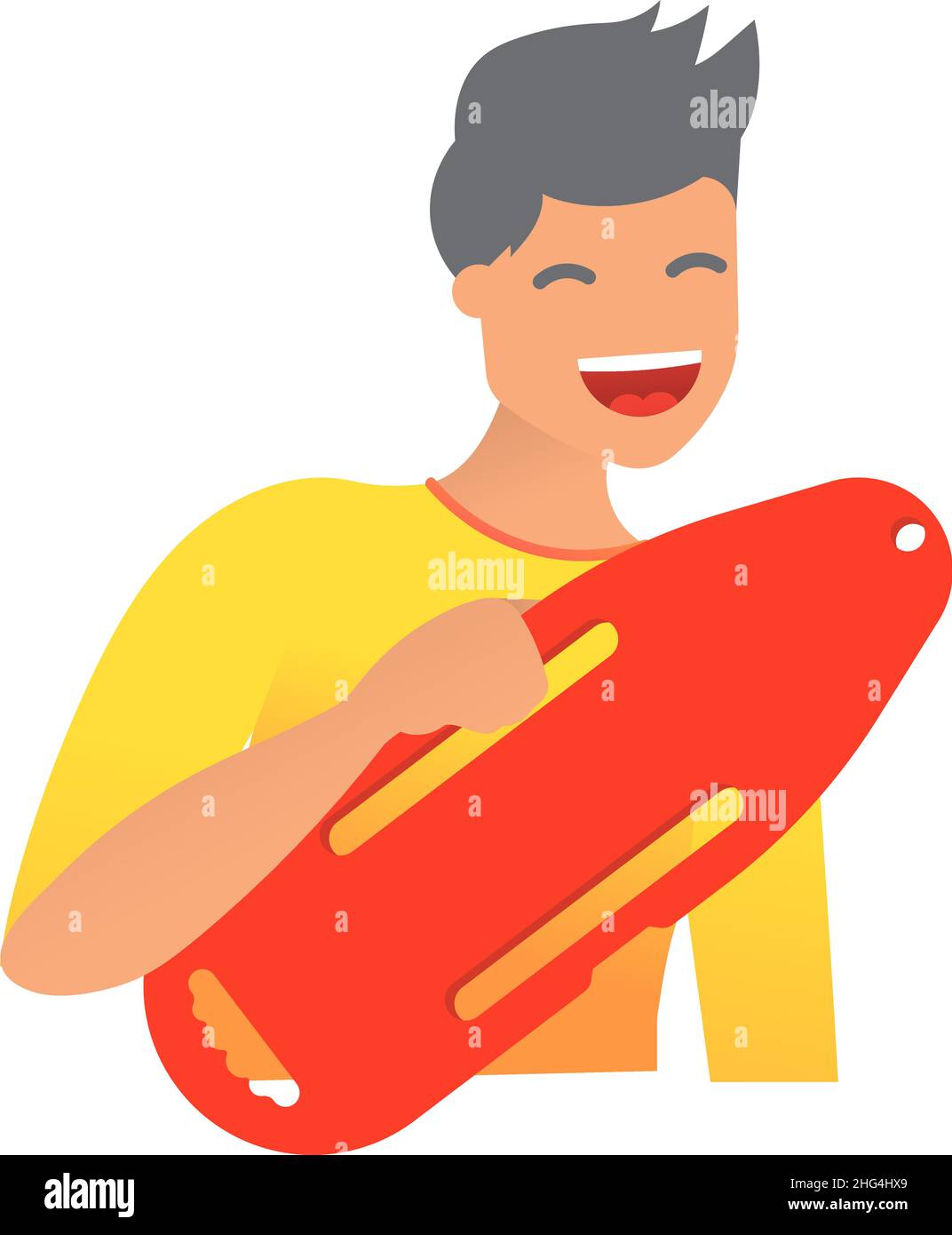 Man pool rescuer icon sea beach lifesaver vector Stock Vector Image ...