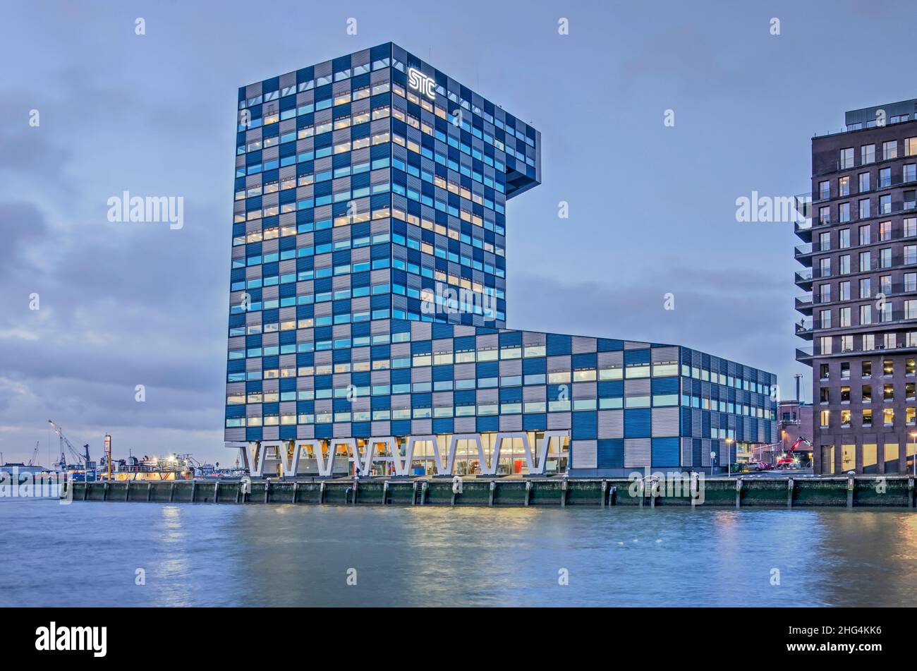 Rotterdam, The Netherlands, January 17, 2022 the building of the
