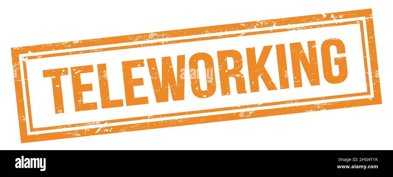 Teleworking stamp hi-res stock photography and images - Alamy