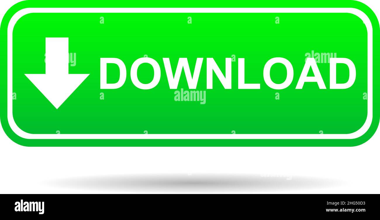 download button green vector illustration Stock Vector Image & Art - Alamy