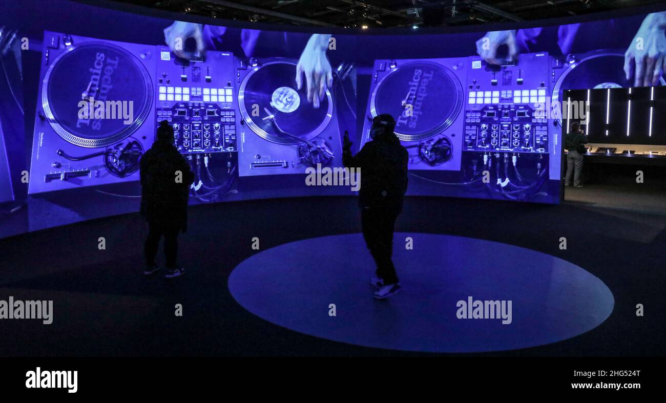 HIP-HOP 360 EXHIBITION PARIS Stock Photo