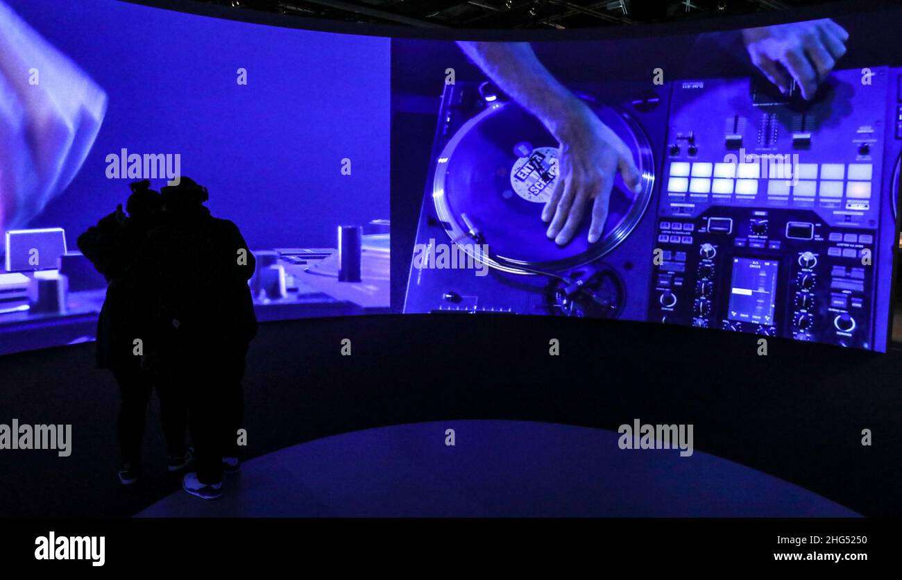 HIP-HOP 360 EXHIBITION PARIS Stock Photo