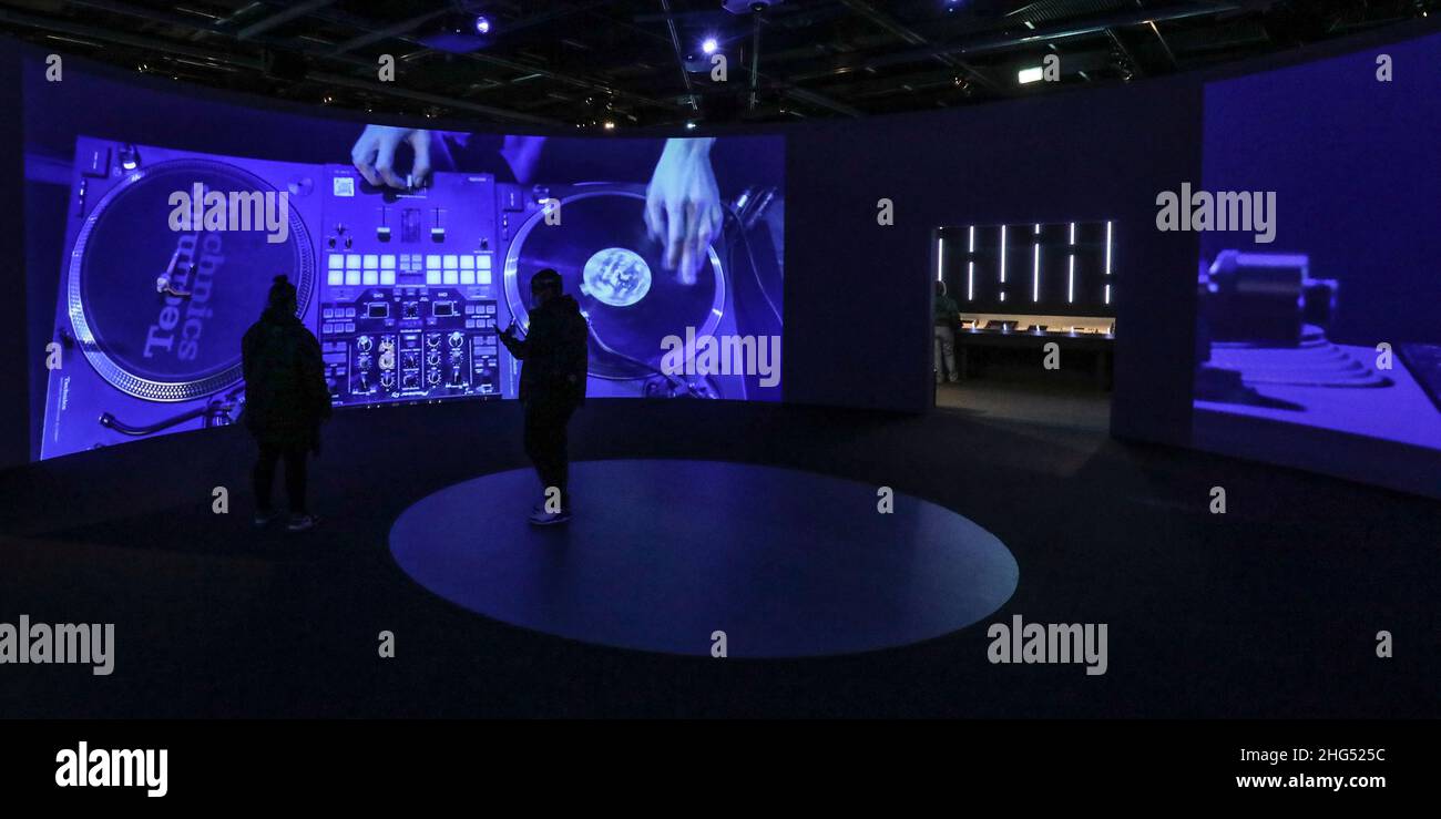 HIP-HOP 360 EXHIBITION PARIS Stock Photo
