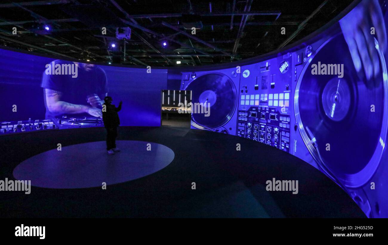 HIP-HOP 360 EXHIBITION PARIS Stock Photo