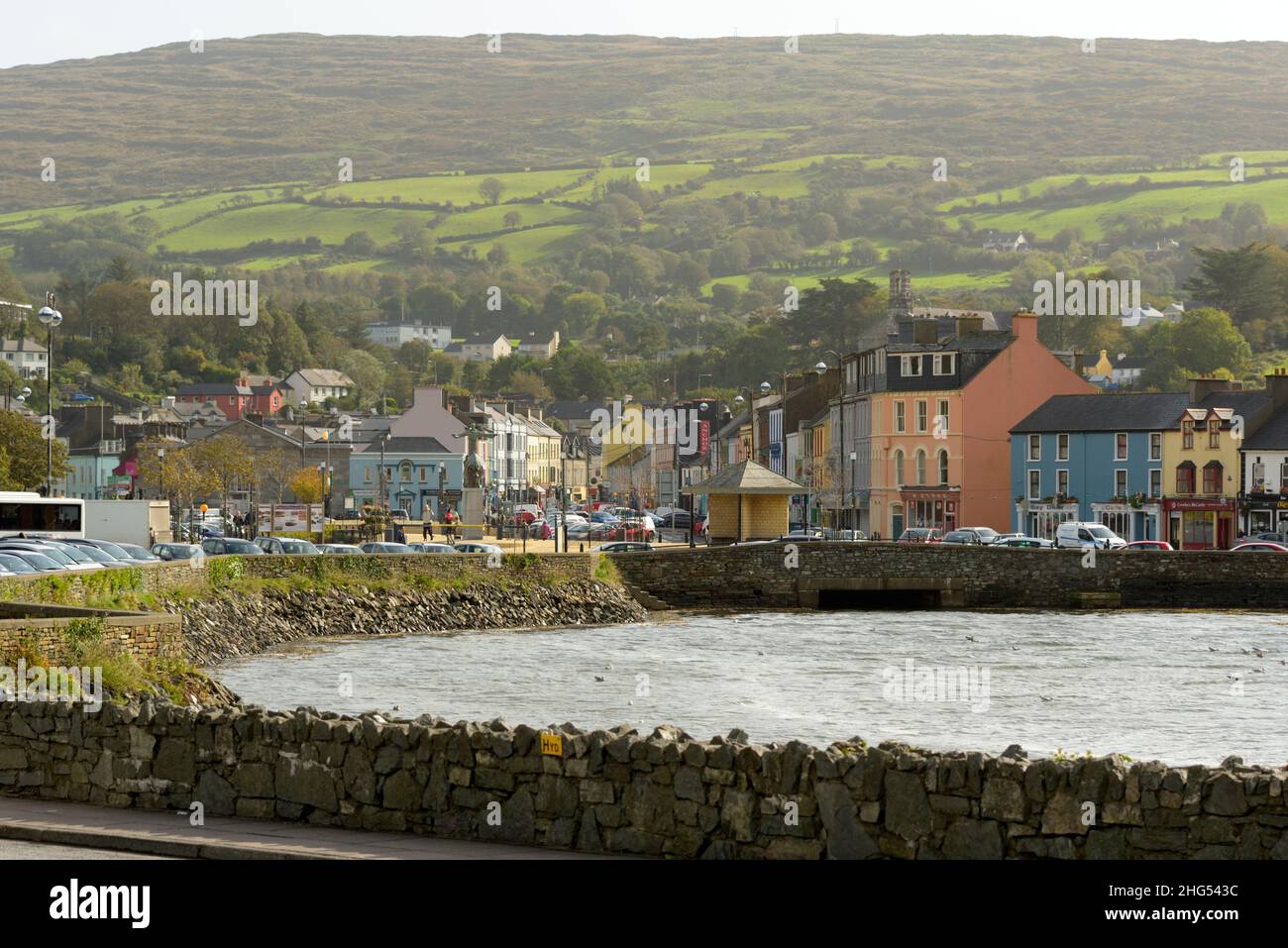 Bantry from the old station site Stock Photo