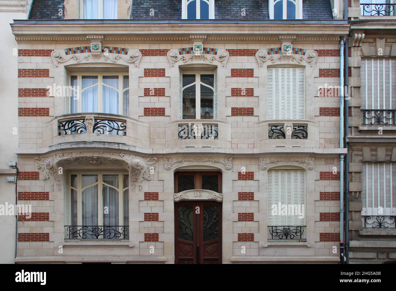 art nouveau villa in nancy in lorraine (france Stock Photo Alamy