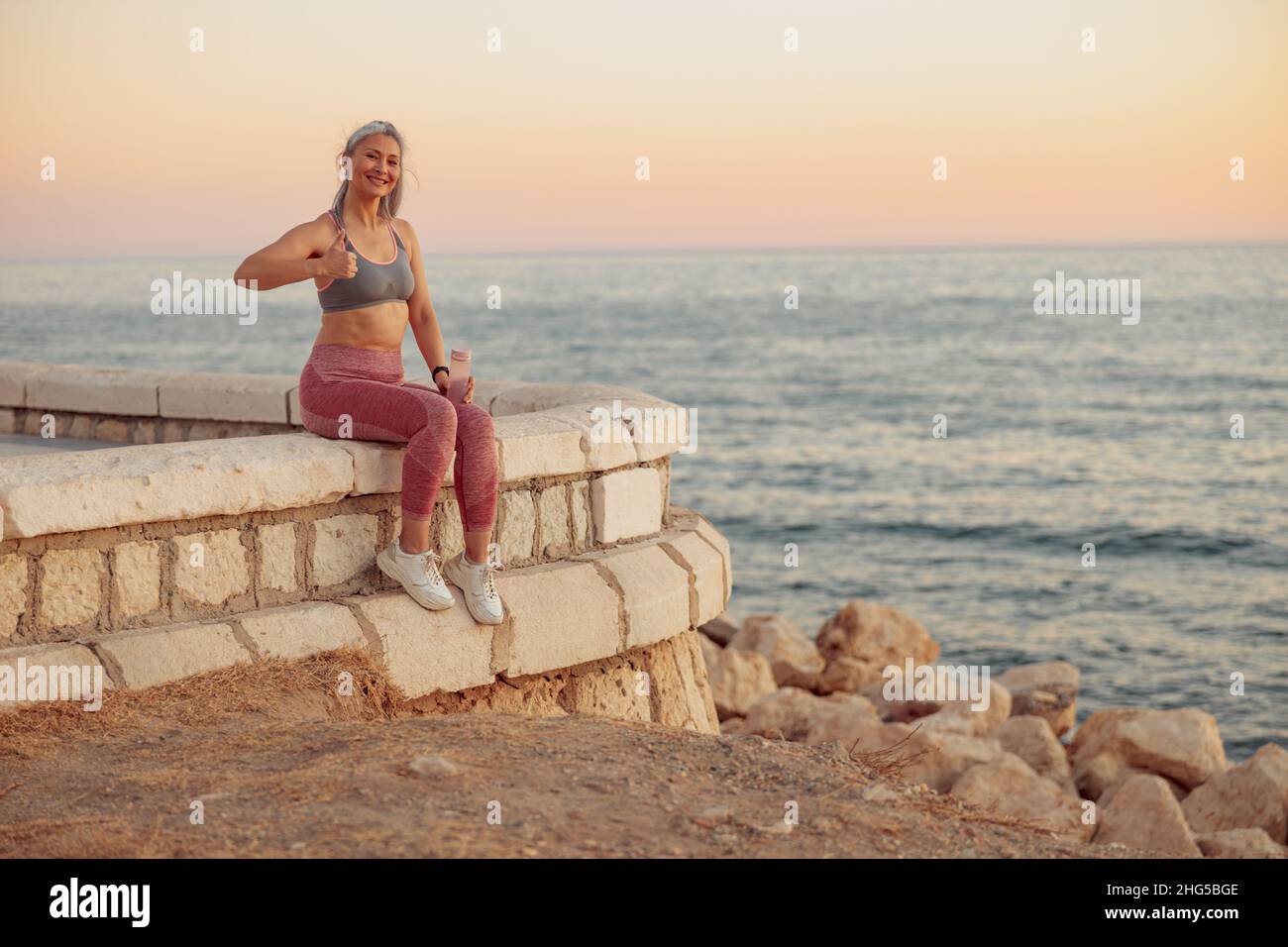 Close up asian woman sitting hi-res stock photography and images - Alamy