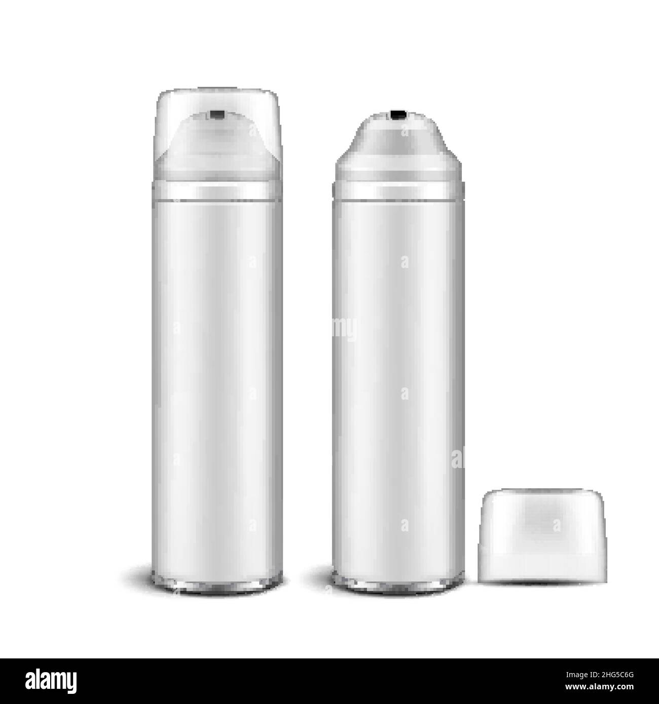 shaving foam spray bottle vector Stock Vector Image & Art Alamy