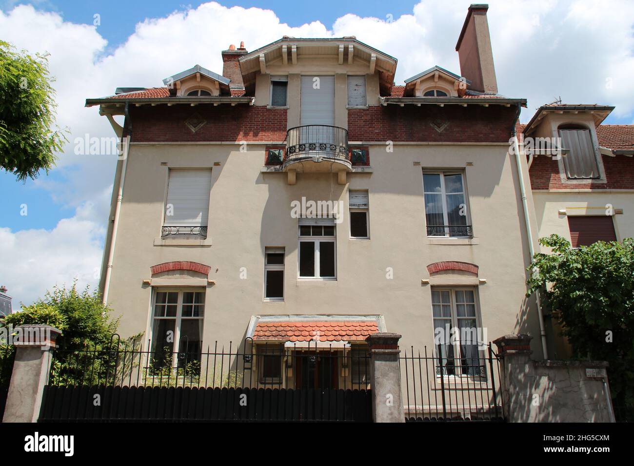 art nouveau villa in nancy in lorraine (france Stock Photo Alamy