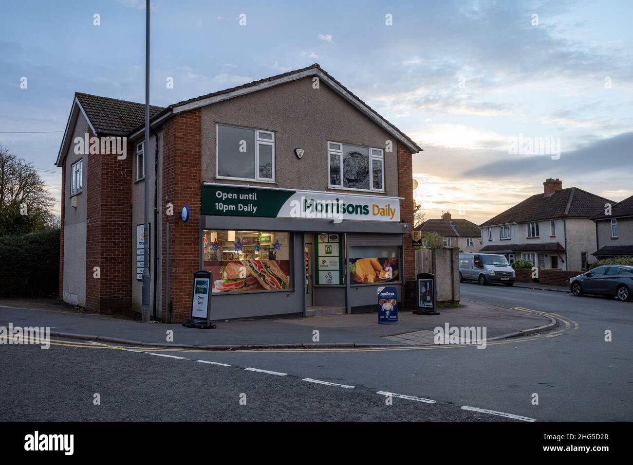 Morrisons daily. Previously it was McColls (Jan22 Stock Photo Alamy