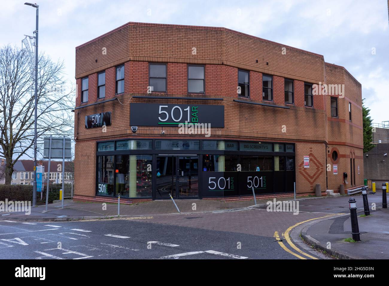 Bar 501. Downend Road, Kingswood, Bristol (Jan22 Stock Photo Alamy