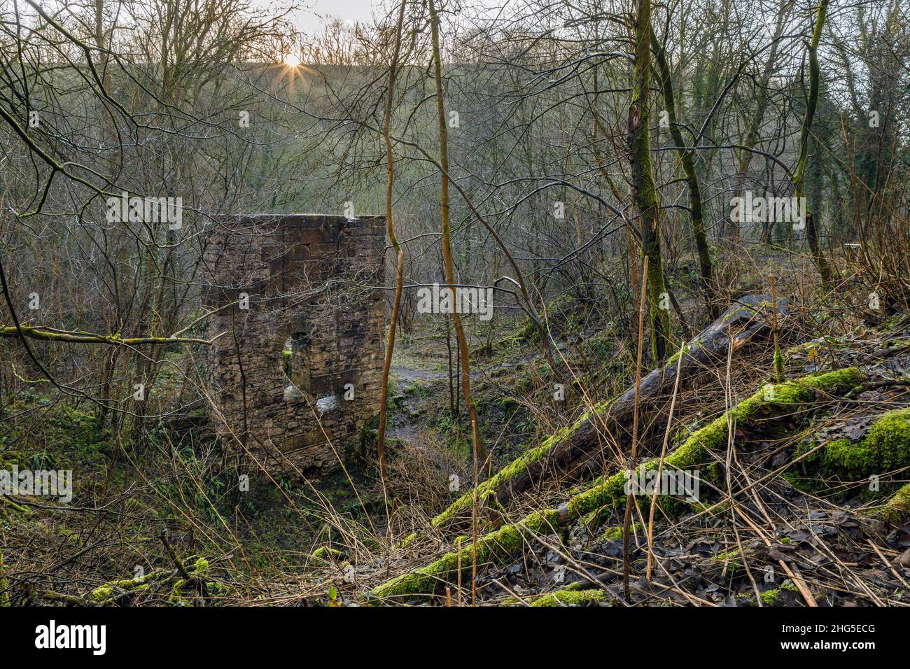 Remains Of An 18th Century Engine House At Mandale Lead Mine, Lathkill 