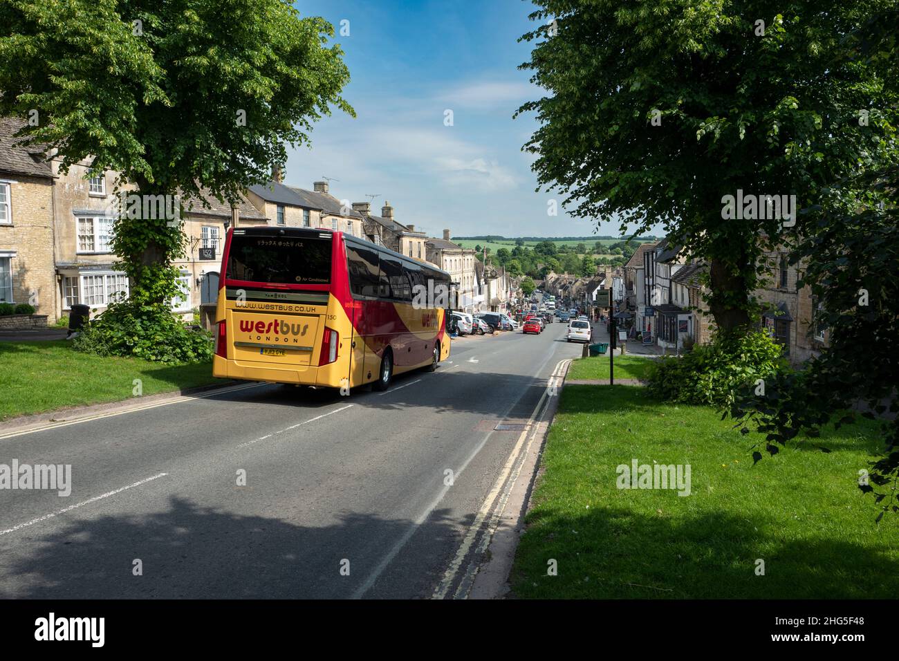 The Hill Burford Oxfordshire Stock Photo Alamy
