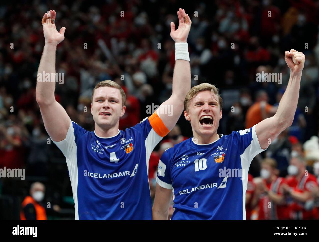 Handball Ehf 22 Men S European Handball Championship Group B Iceland V Hungary Budapest Handball Arena Budapest