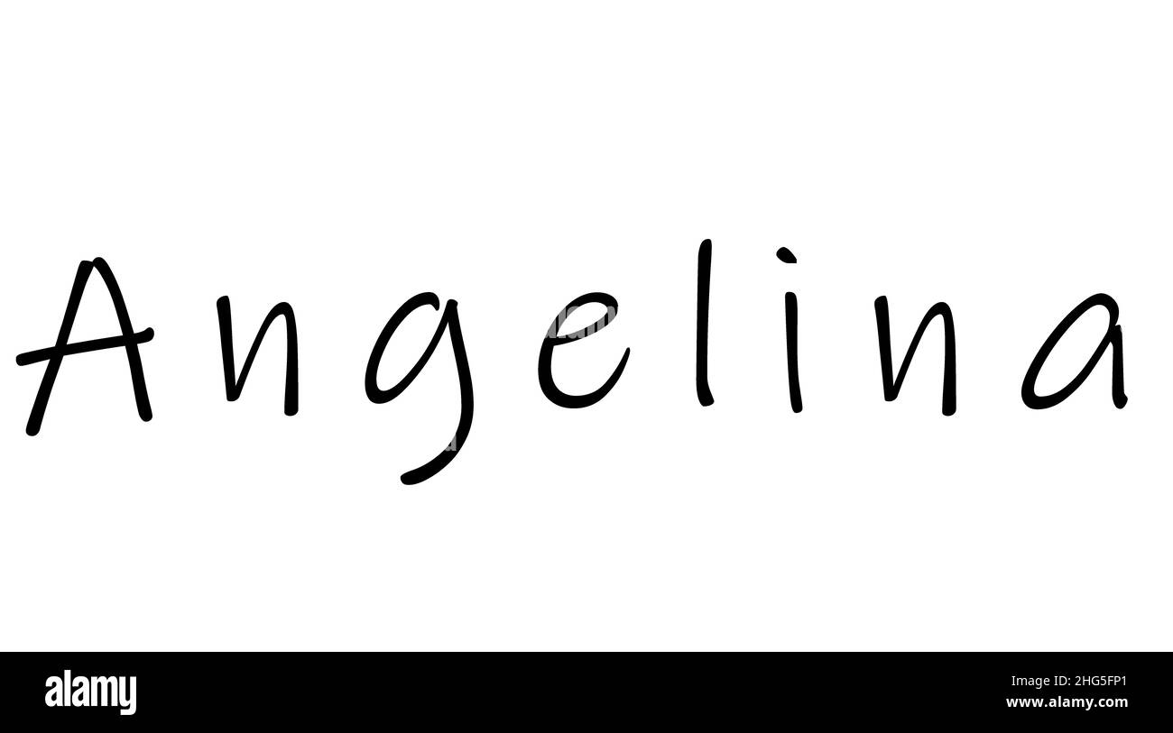 Angelina sign hi-res stock photography and images - Alamy
