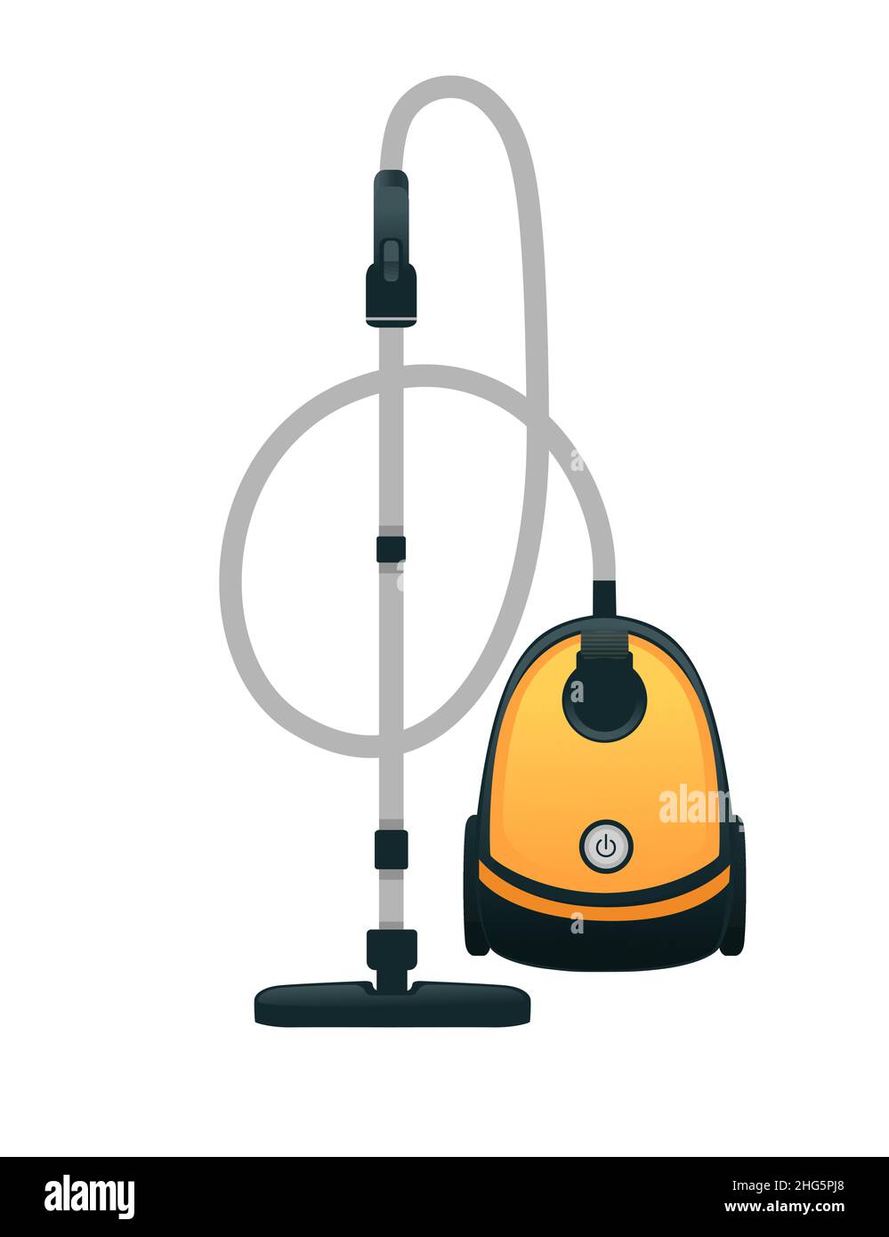 Vacuum cleaner set portable industrial home and robot vacuums vector illustration Stock Vector