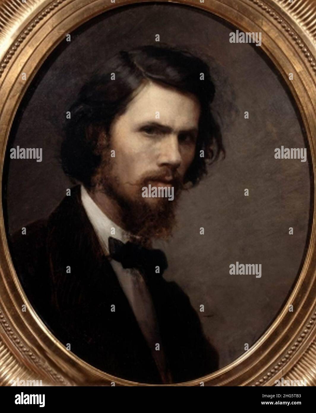 Self-portrait (Ivan Kramskoi Stock Photo - Alamy