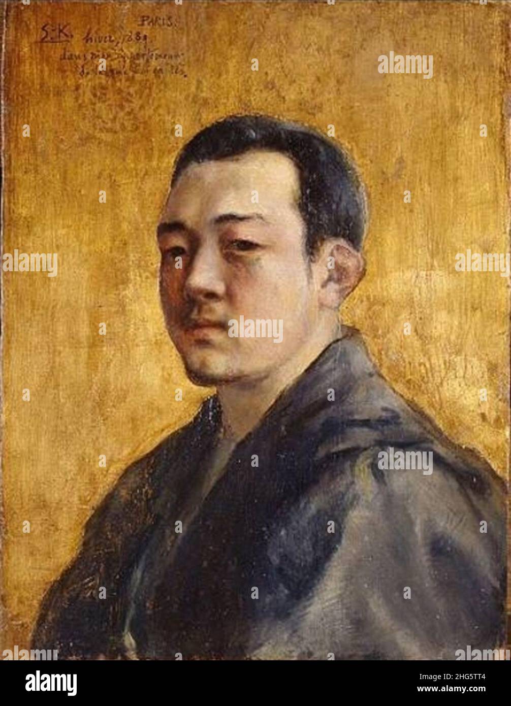Self-portrait by Kuroda Seiki Stock Photo - Alamy