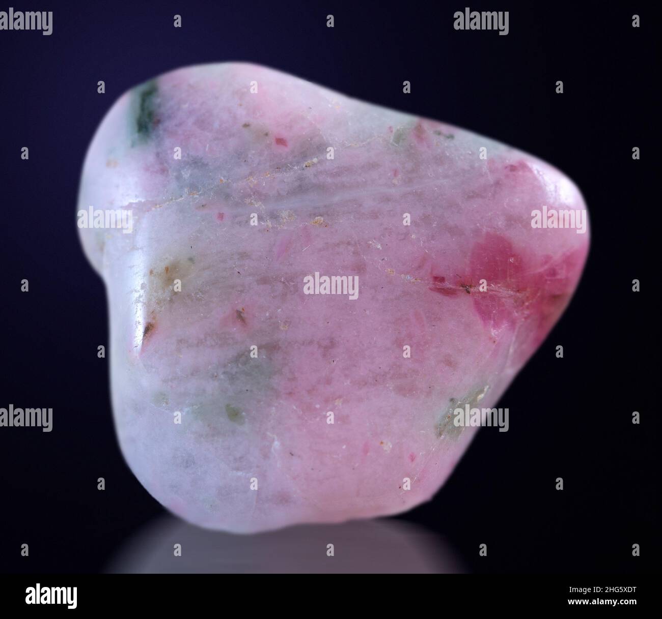 pink quartz mineral specimen stone rock geology gem crystal Stock Photo ...