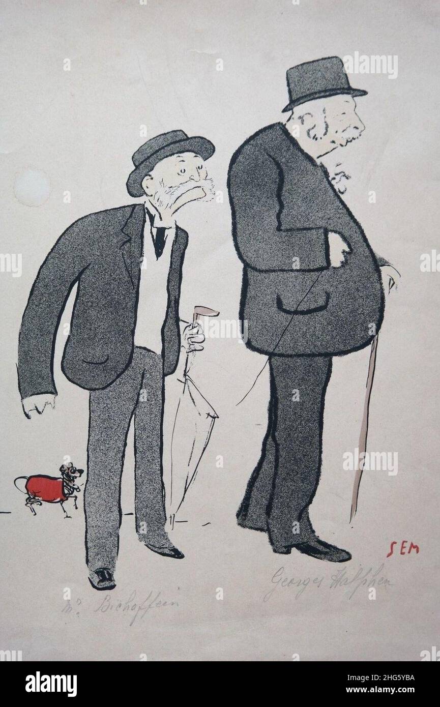 SEM Mr Bischoffsheim Halphen (album n13 Stock Photo Alamy