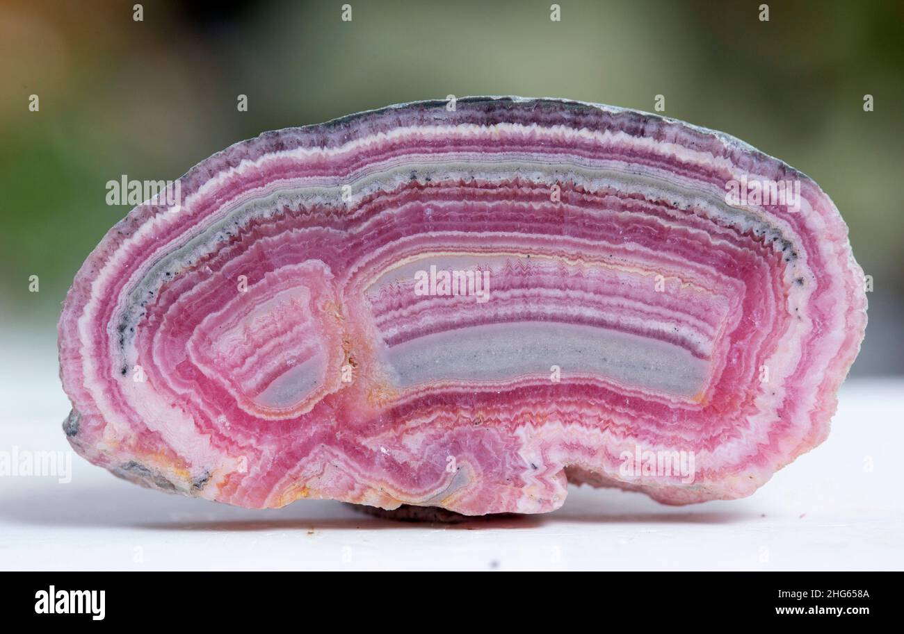 rhodochrosite,mineral specimen stone rock geology gem crystal Stock Photo -  Alamy