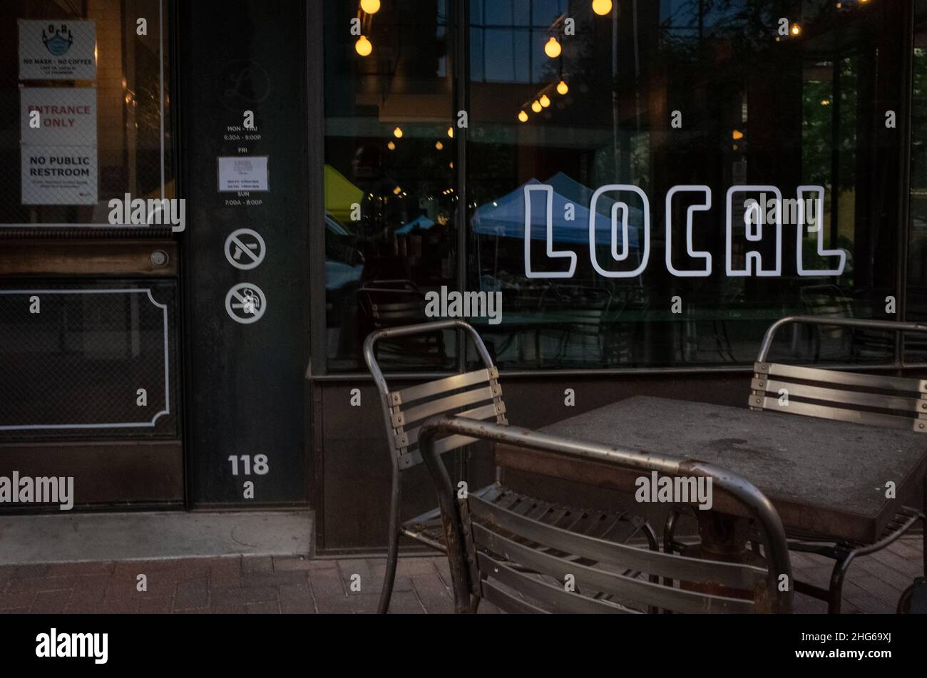 Local Coffee Shops San Antonio Texas The Pearl Stock Photo Alamy