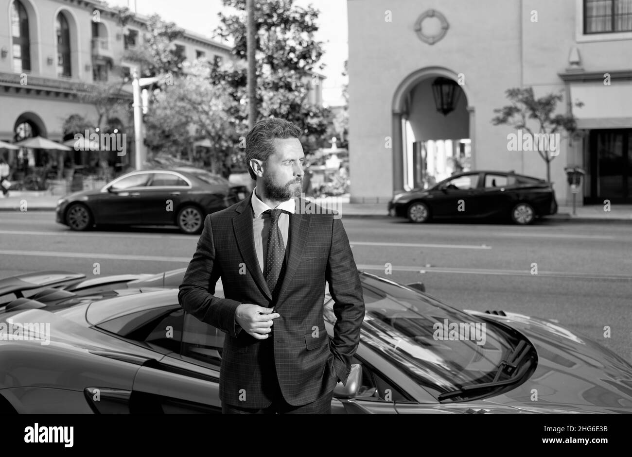 Car dealership Black and White Stock Photos & Images Alamy