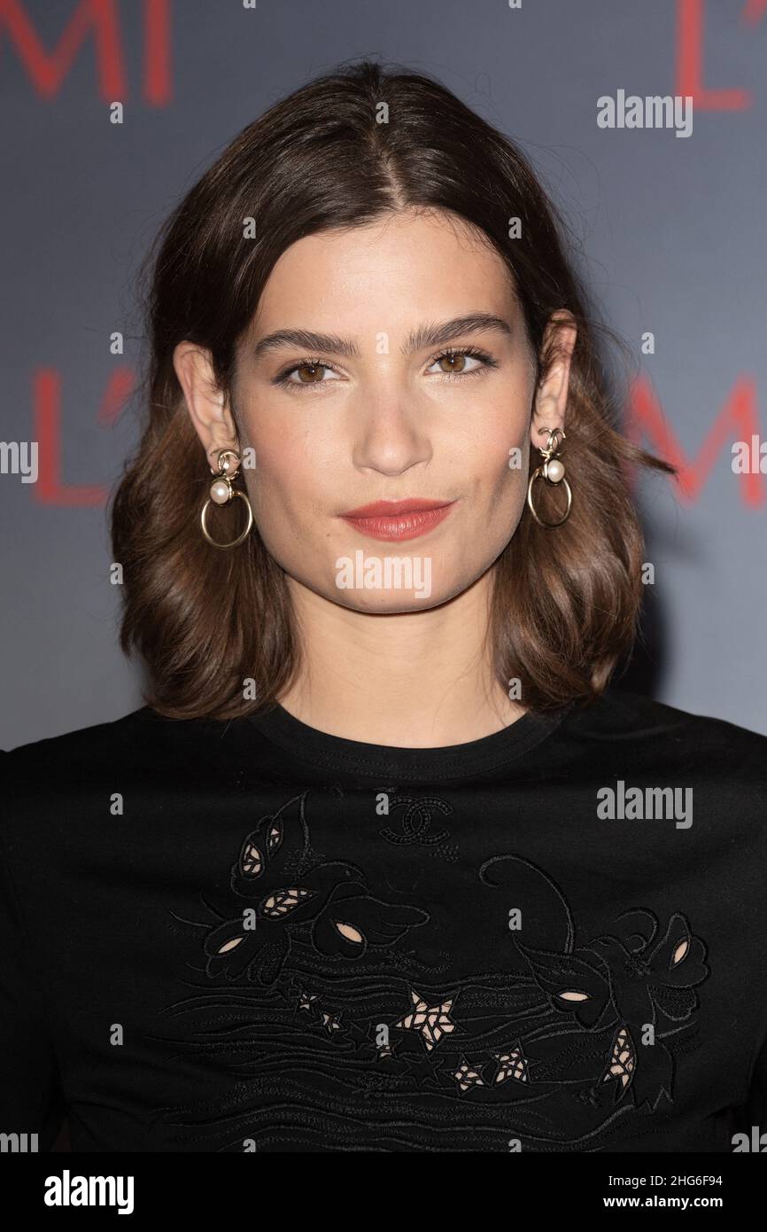 Alma Jodorowsky attends the L Ennemi premiere at Gaumont Champs Elysees