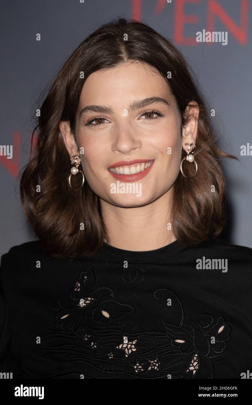 Alma Jodorowsky attends the L Ennemi premiere at Gaumont Champs Elysees