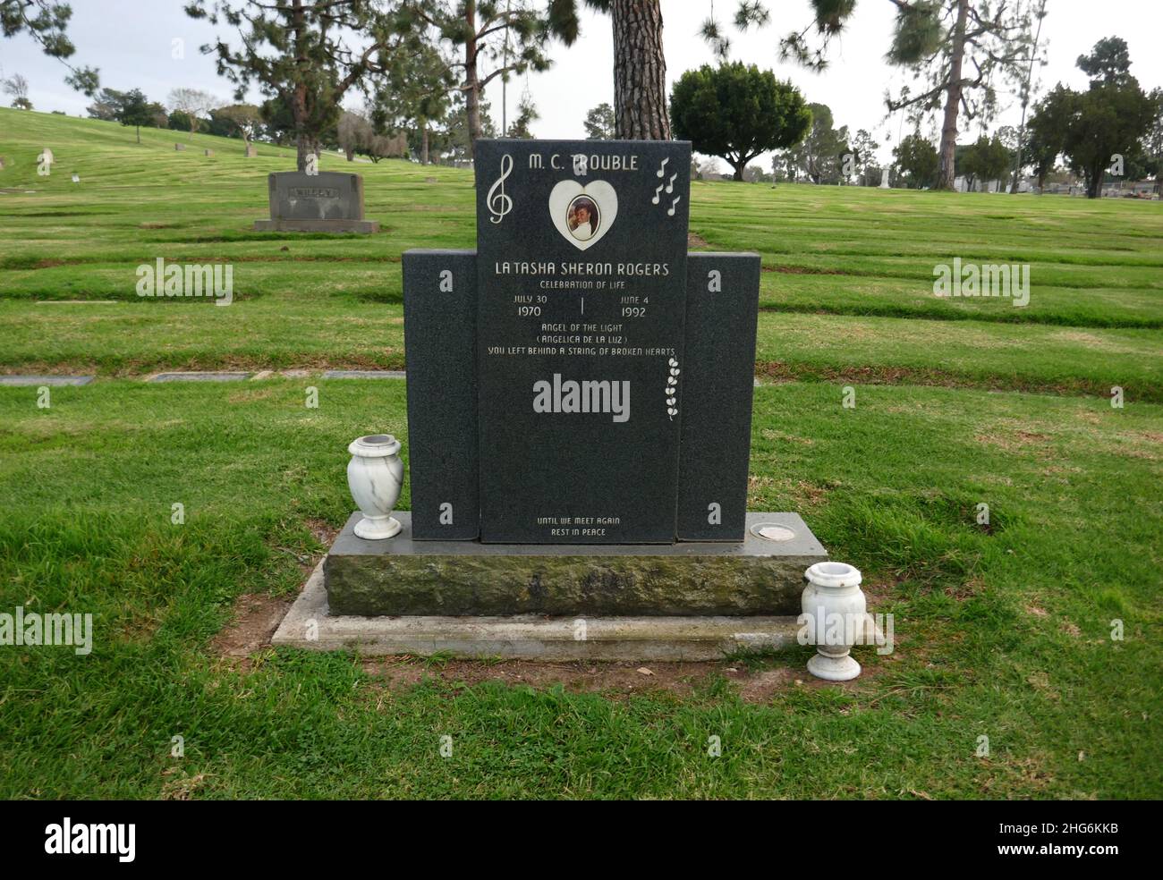 Inglewood, California, USA 15th January 2022 Rapper M.C. Trouble, aka ...