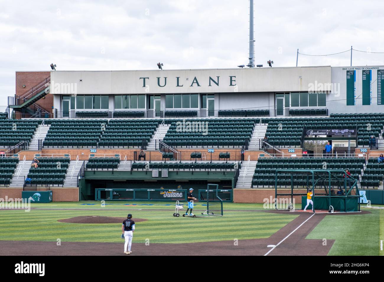 New Orleans, LA, USA JANUARY 15, 2022 Stands on the first base side