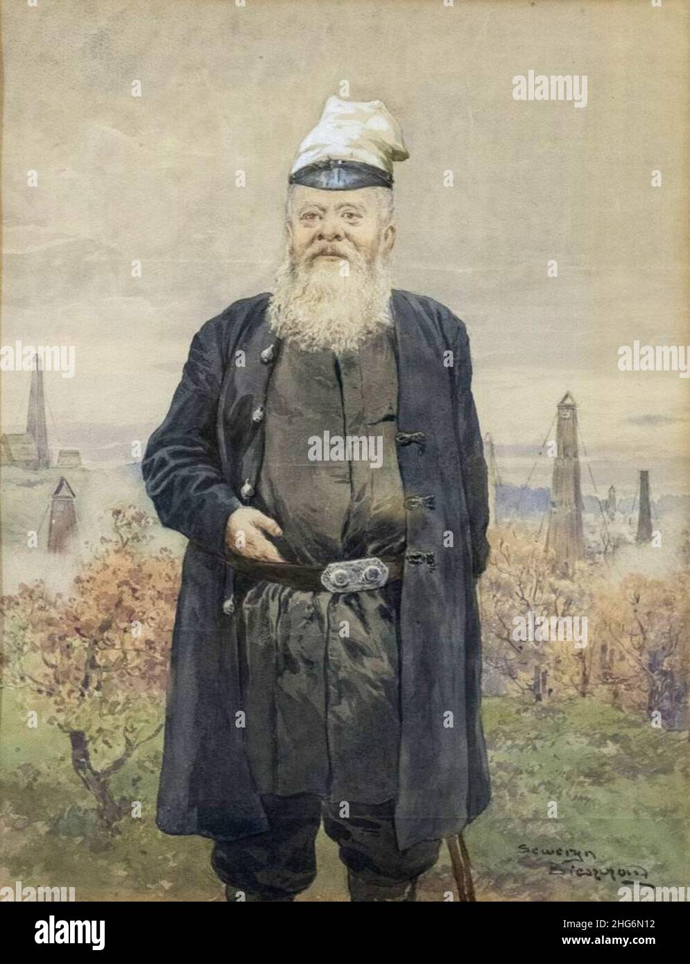 Seweryn Bieszczad Portret Jana Nepomucena Gniewosza Stock Photo Alamy