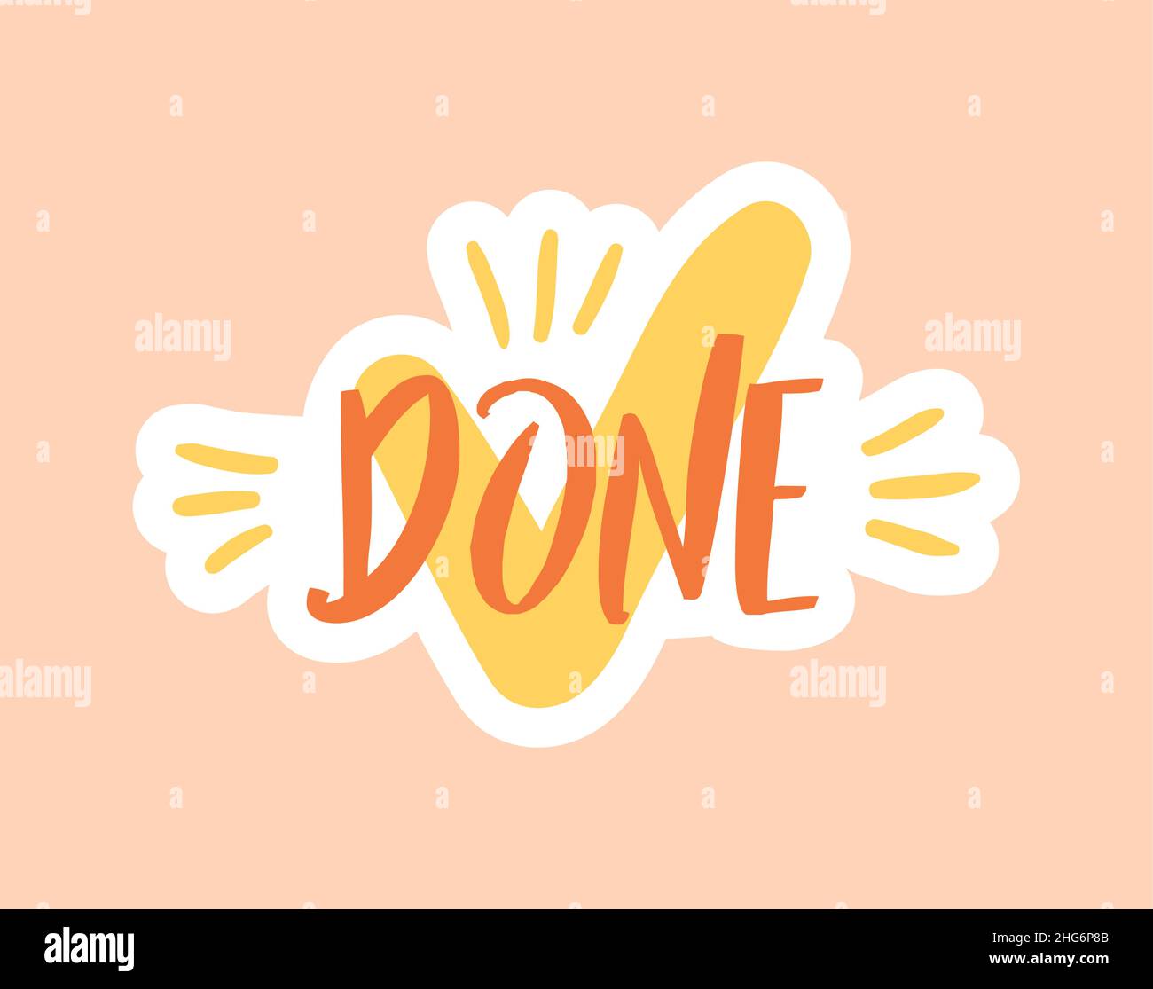 Planner or diary decorating element Stock Vector