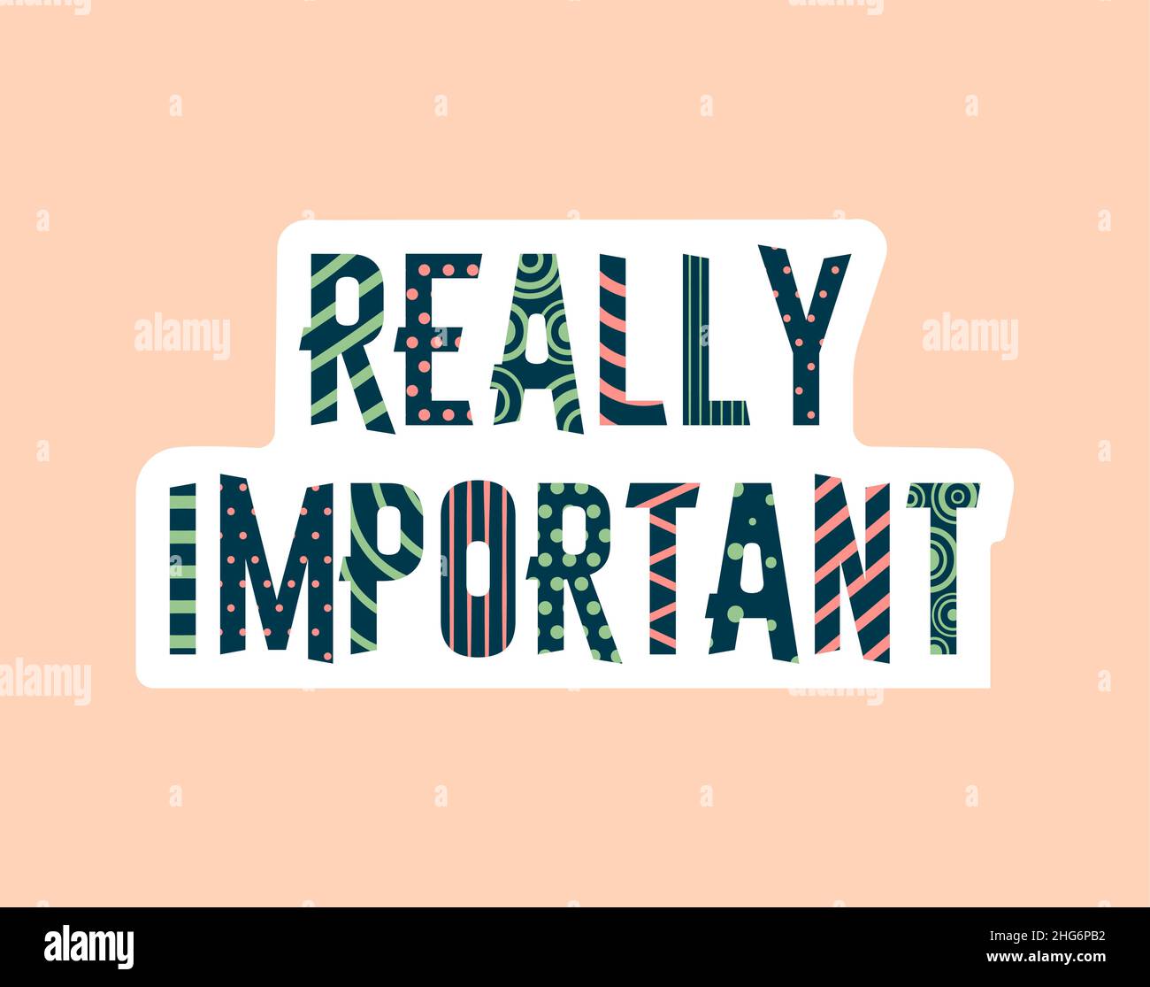 Planner or diary decorating element Stock Vector
