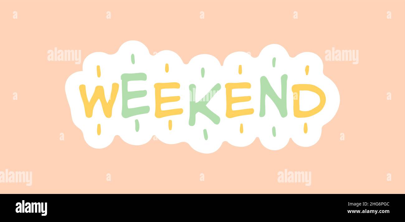 Weekend planner Stock Vector Images - Alamy