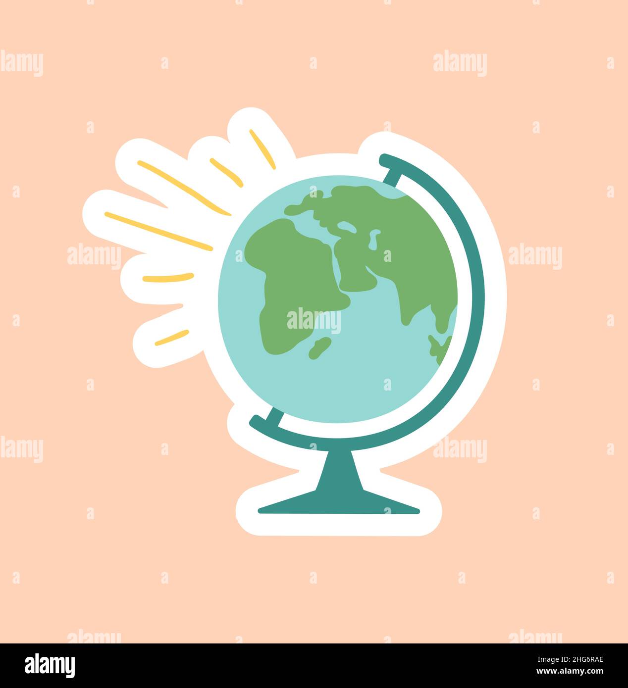Planner or diary decorating element Stock Vector