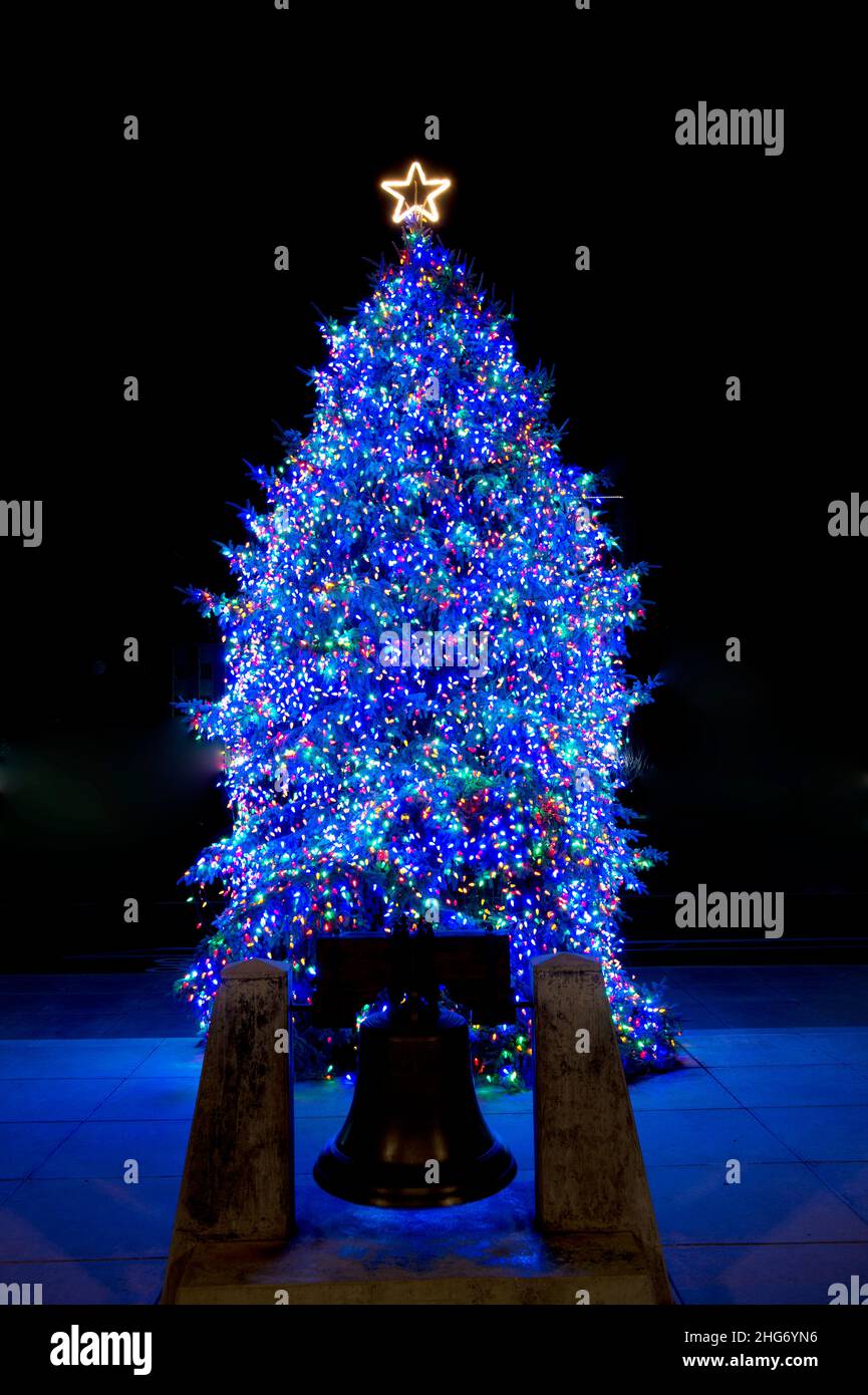 Official Idaho State Christmas tree 2021 Stock Photo