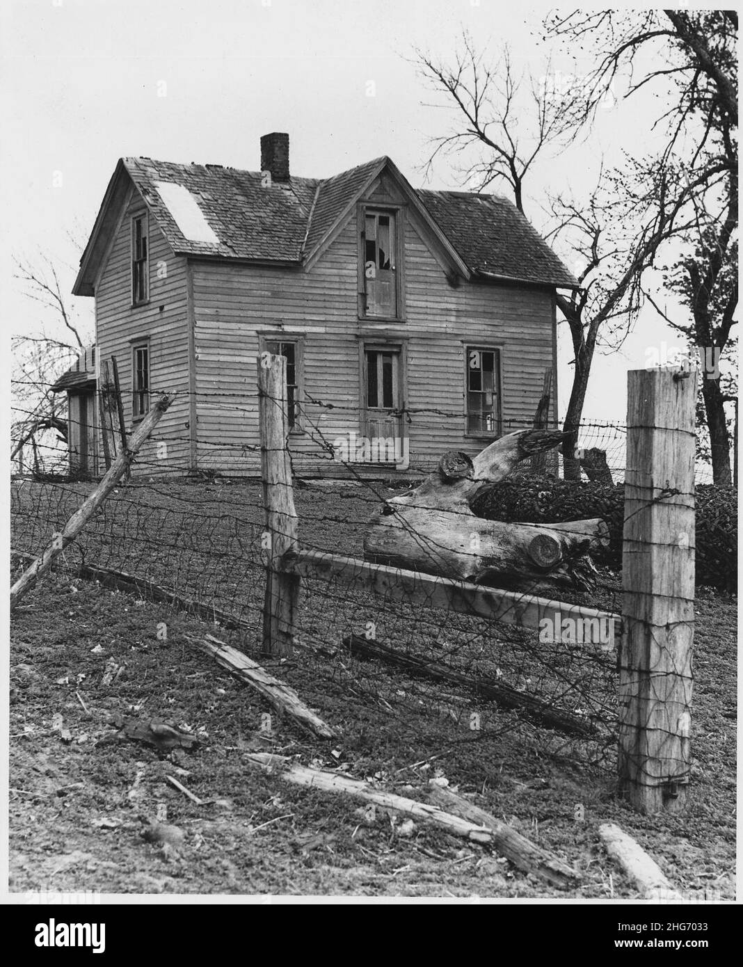 Shelby County, Iowa. Abandonment is not common in this region