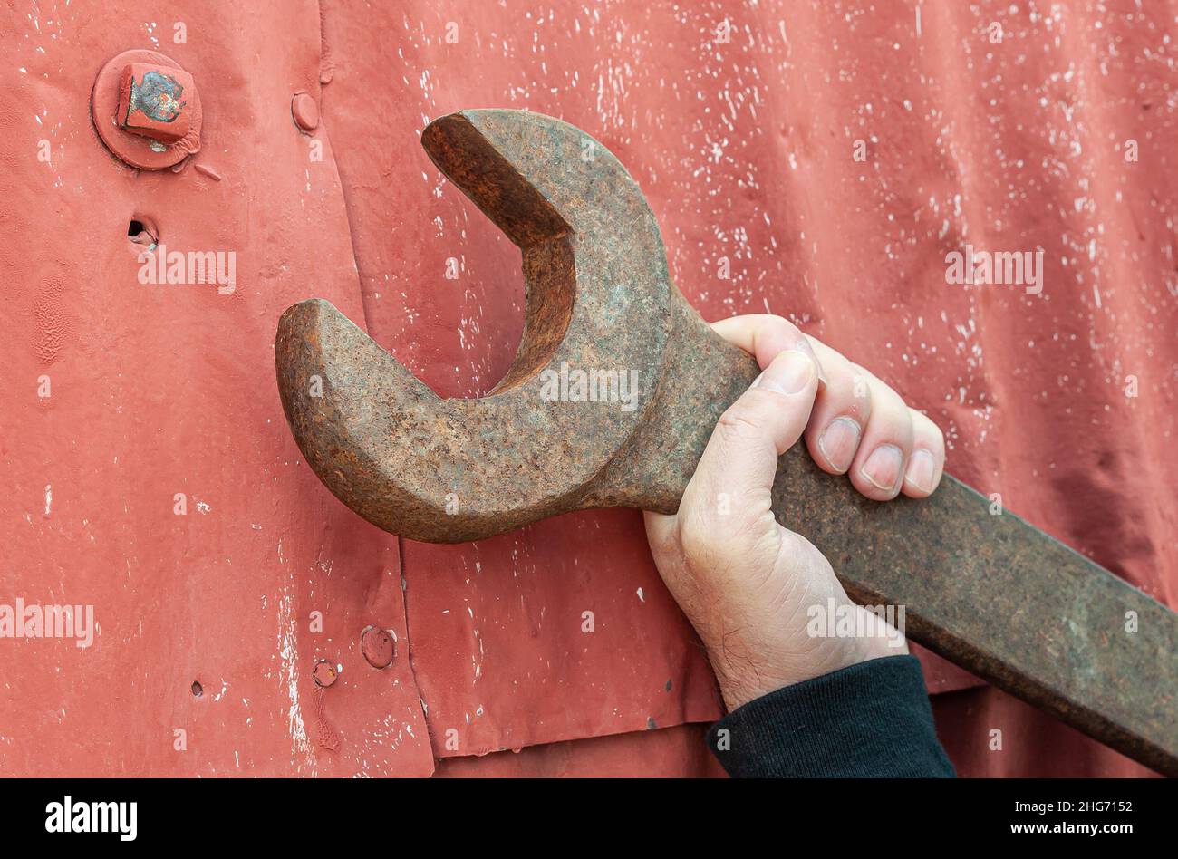 Giant wrench hi-res stock photography and images - Alamy