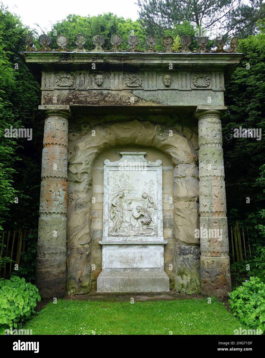 Shepherd's Monument, Shugborough Estate Staffordshire, England Stock