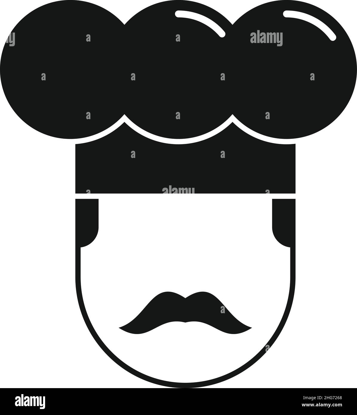 Restaurant cook icon simple vector. Cafe dish. Cafeteria table Stock ...