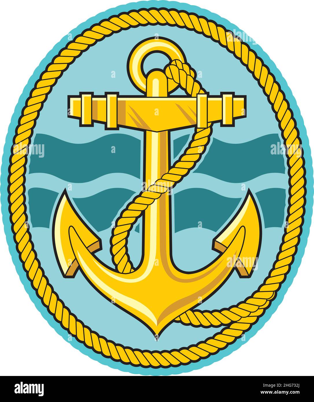 Anchor and rope symbol Stock Vector Image & Art Alamy