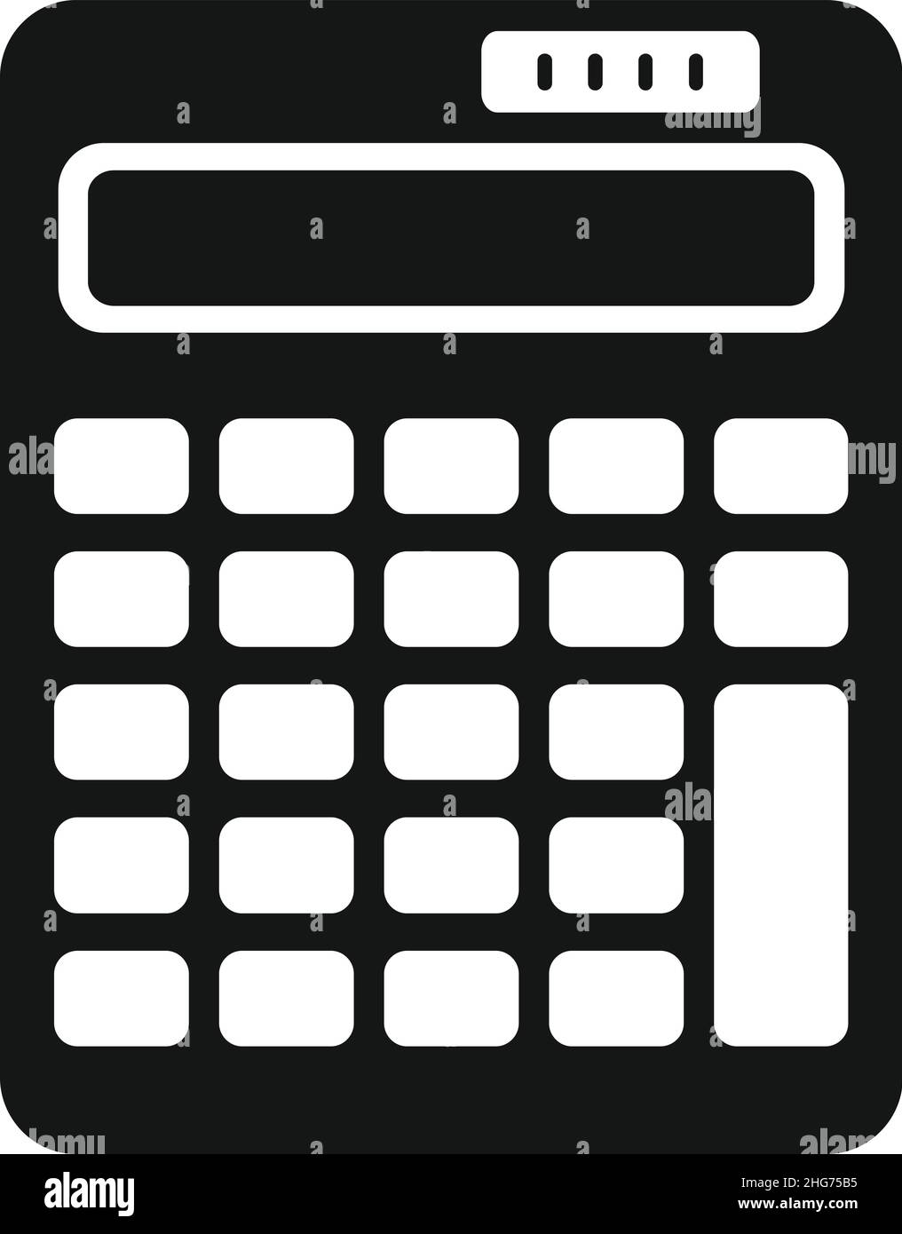 Finance calculator icon simple vector. Bank payment. Digital service Stock Vector Image & Art