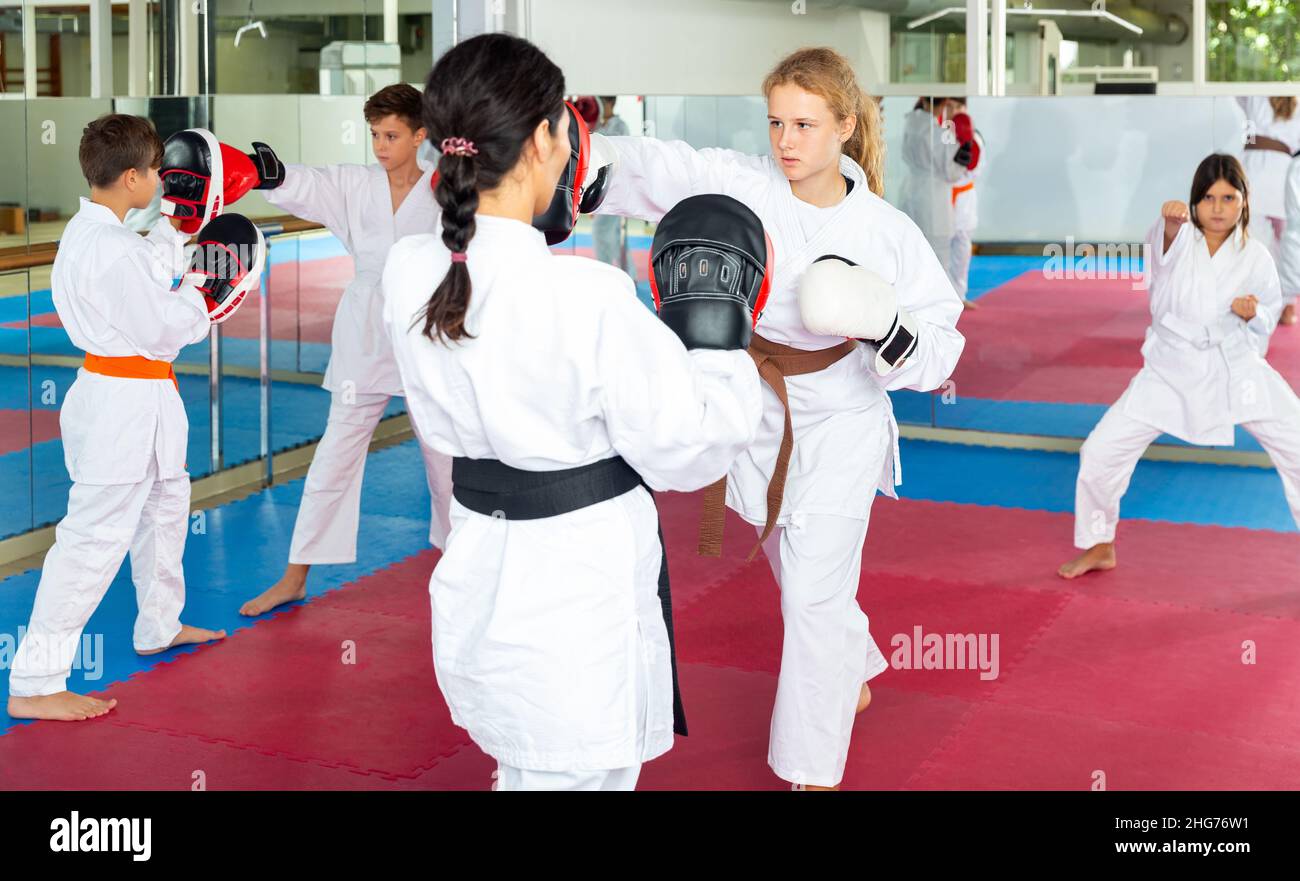 Boy with Judo teacher