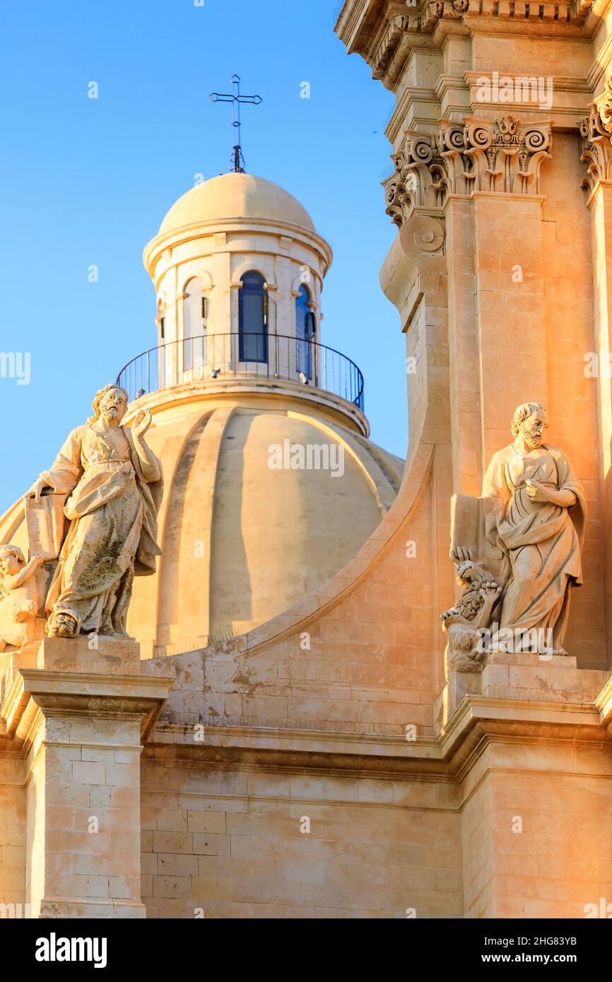 Cathedral, Noto, Sicily, Italy Stock Photo