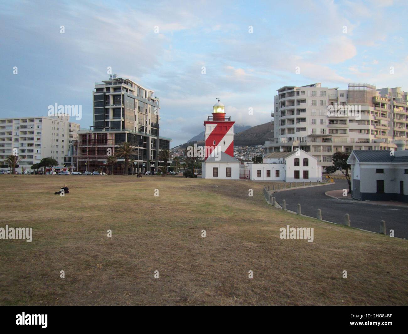 Mouille point lighthouse at sunset hi-res stock photography and images ...