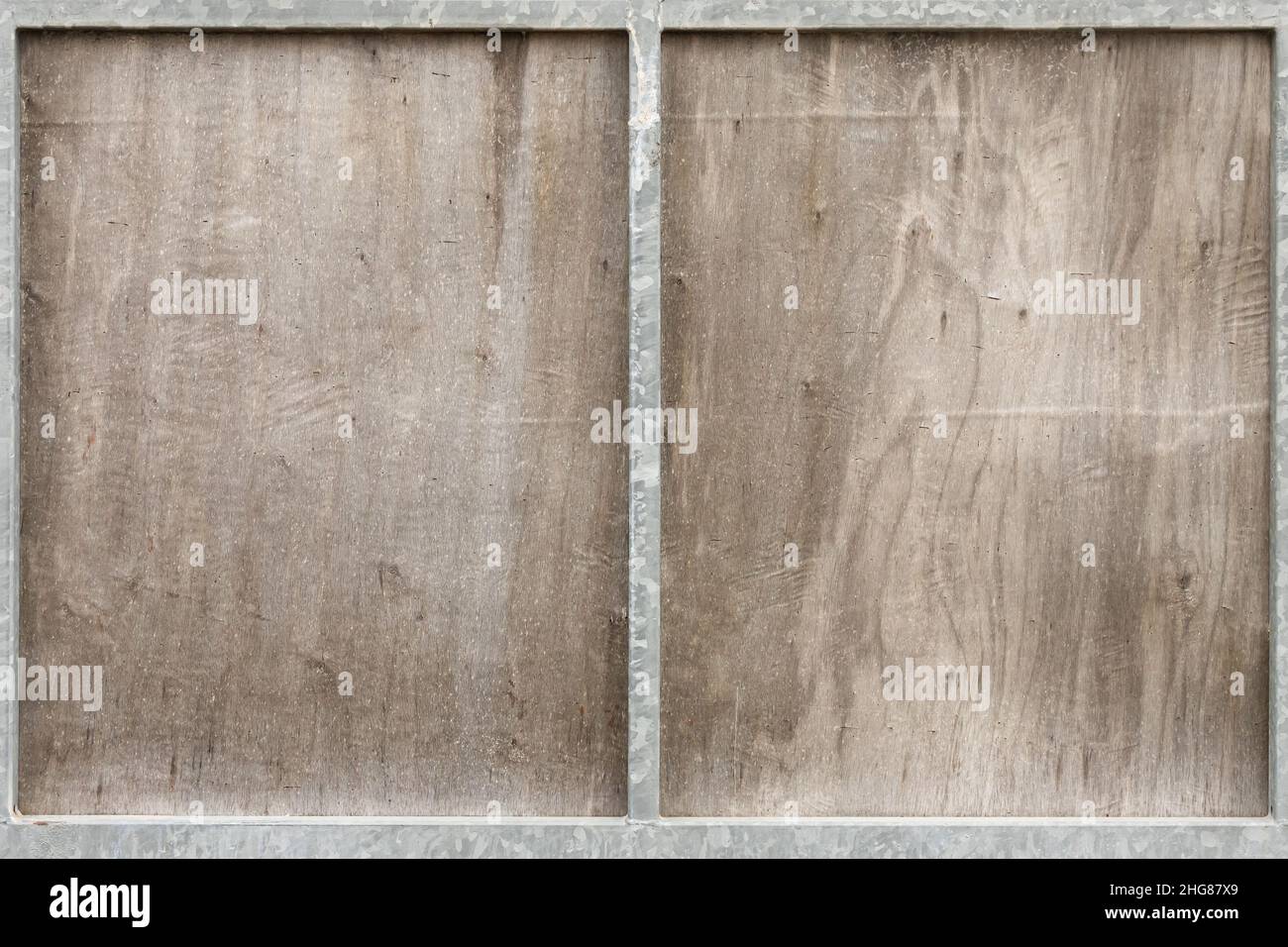 closeup empty wooden billboard for your design Stock Photo - Alamy